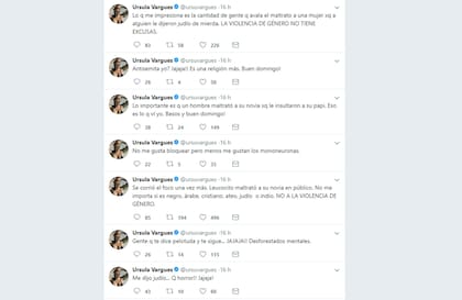 Los polémicos tuits de Ursula Vargues