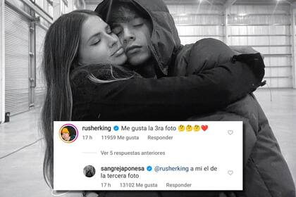 Los posteos de la China Suárez y Rusherking