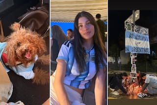Así se preparan los famosos para el partido de Argentina contra Inglaterra