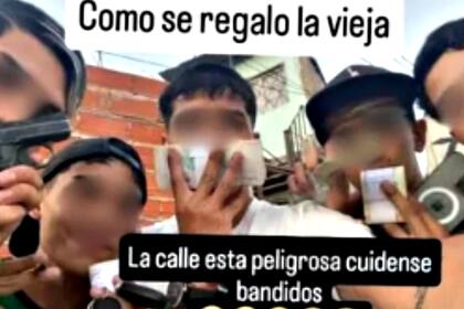 Los posteos que realizaron los delincuentes