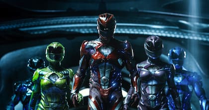Los Power Rangers en su flamante versión de cine