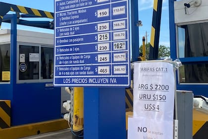 Los precios de Peajes, el último verano en Uruguay