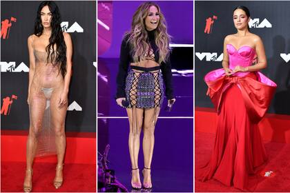 Los premios MTV Video, y tres looks muy diferentes