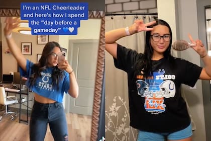 Los preparativos de las porristas para un partido comienzan, en realidad, el día anterior