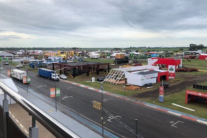 Los preparativos para la exposición, a pleno