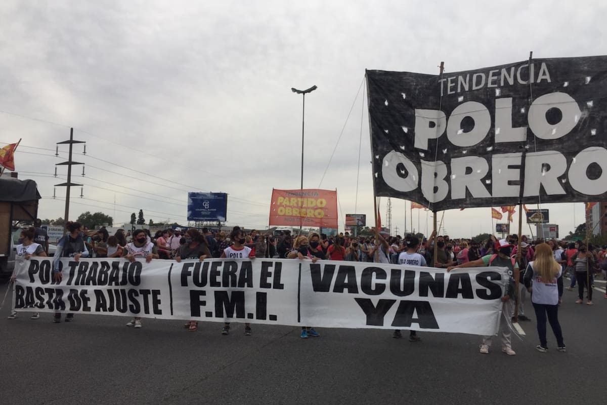 Los presentes detallaron que esta congregación forma parte de “un plan de lucha a nivel nacional”