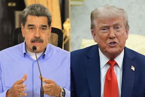 Los presidente Nicolás Maduro y Donald Trump.