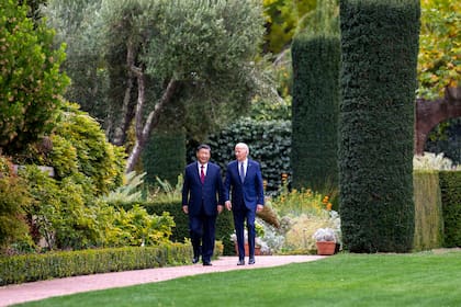 Los presidentes de China y Estados Unidos, Xi Jinping y Joe Biden
