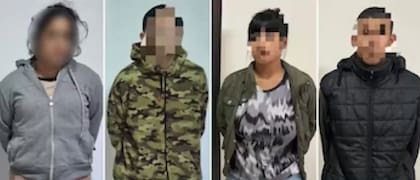 Los primeros cuatro sospechosos detenidos son Andrés Parra, Miguel Villanueva Silva, Celeste González Guerrero y Daniela Ibarra