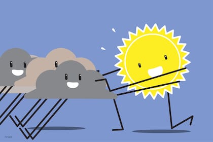 Los primeros días se mantiene la nubosidad; luego llega el sol y el descenso térmico