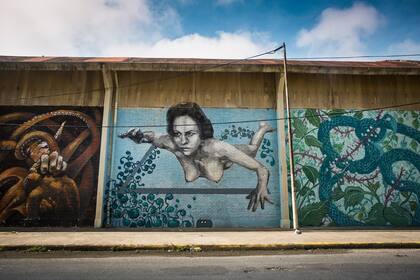 Los primeros murales fueron hechos por reconocidos artistas. Luego se sumaron los vecinos.