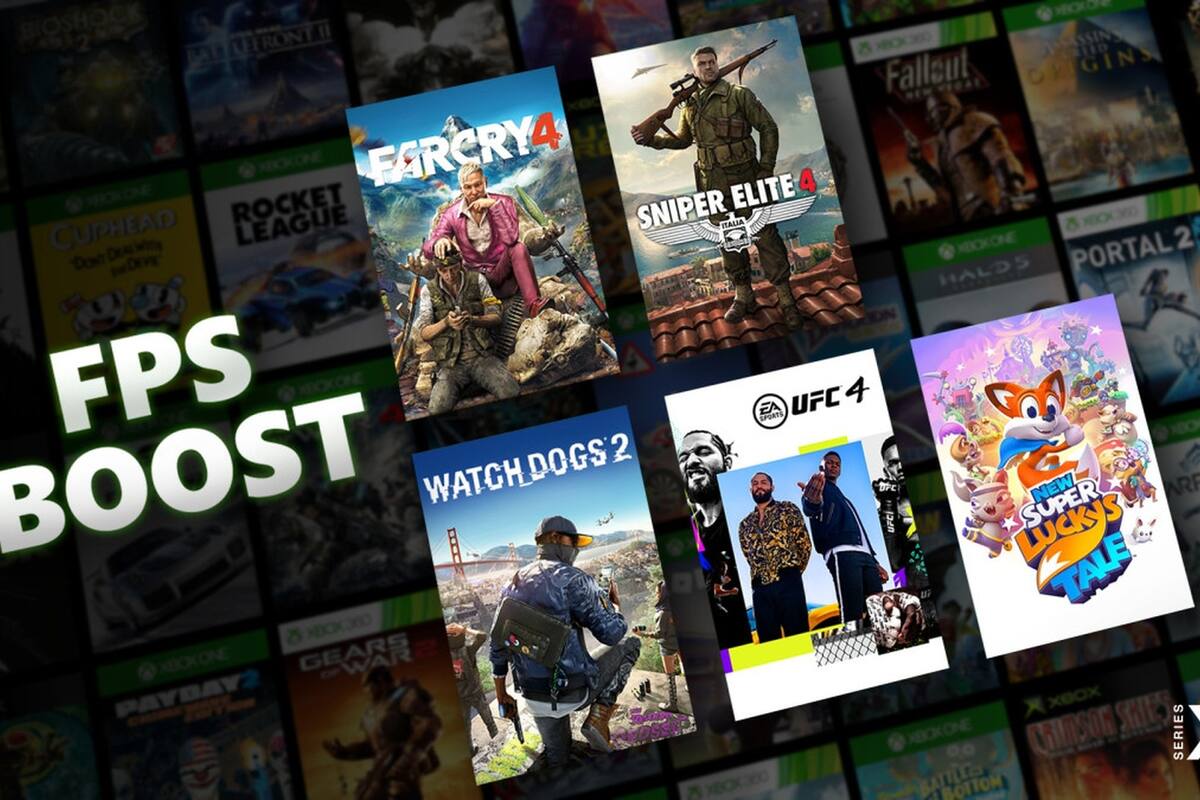 Los primeros títulos compatibles con FPS Boost para la Xbox Series X/S