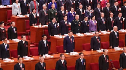 Los principales funcionarios de China se reúnen para una serie de reuniones en Pekín.
