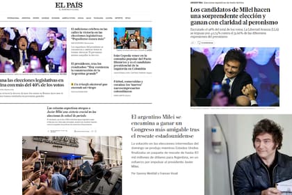 Los principales medios del mundo informaron sobre la victoria electoral del gobierno de Javier Milei