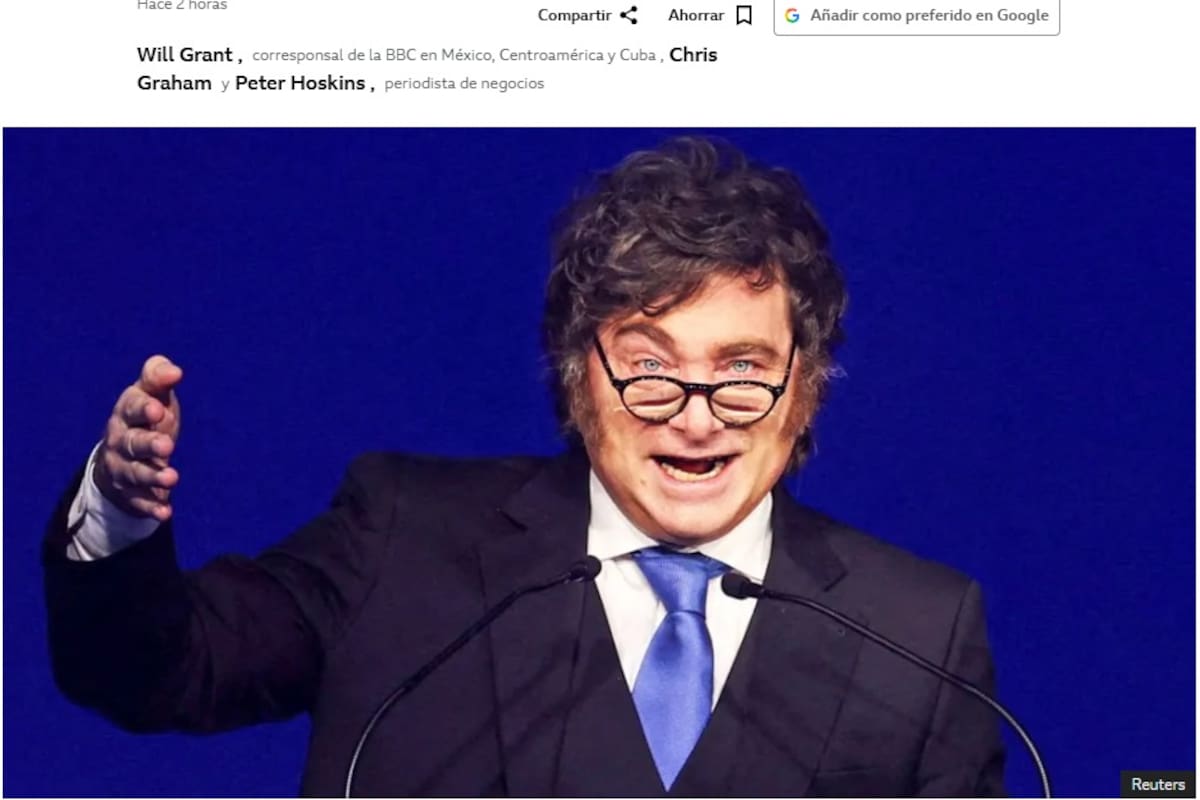 Los principales medios del Reino Unido tomaron las declaraciones de Milei sobre Malvinas
