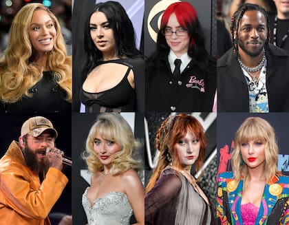 Los principales nominados a los premios Grammy 2025