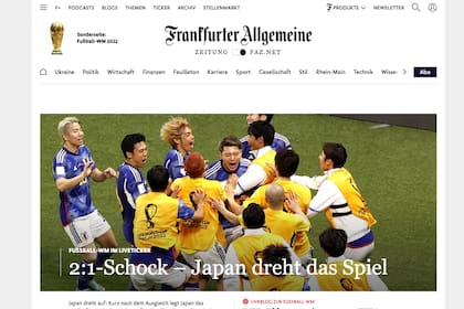 Los principales portales alemanes tras la derrota frente a Japón en el Mundial Qatar 2022