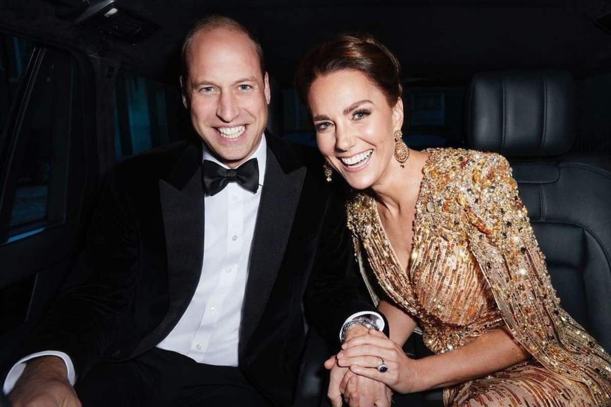 Los príncipes de Gales asistieron a la entrega de los premios Bafta en Londres, el sábado 19 de febrero de 2023