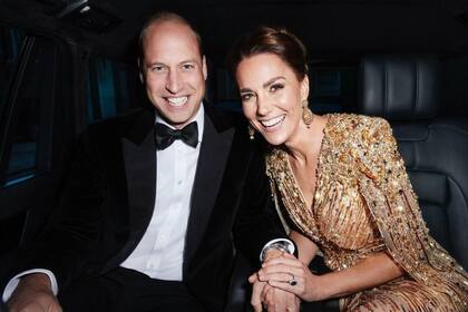 Los príncipes de Gales asistieron a la entrega de los premios Bafta en Londres, el sábado 19 de febrero de 2023