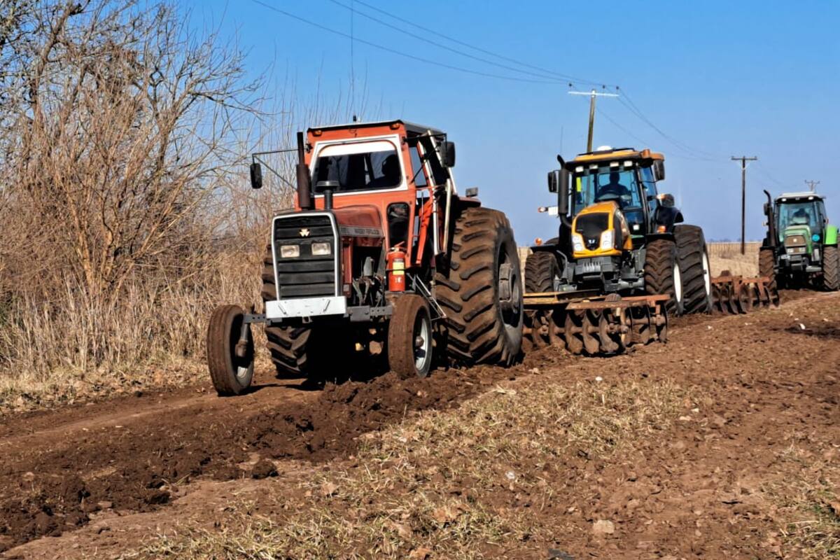 Los productores de Colón, Buenos Aires, arreglaron ellos mismos los caminos