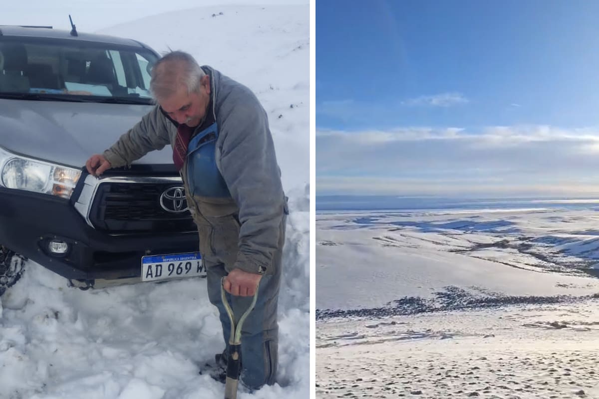 Los productores de Santa Cruz están complicados con la nieve desde hace 20 días