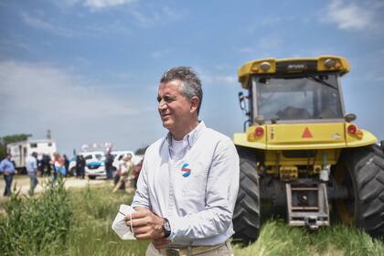 Los productores se movilizaron hacia la entrada del campo cuya usurpación denunció el exministro de Agricultura Luis Miguel Etchevehere