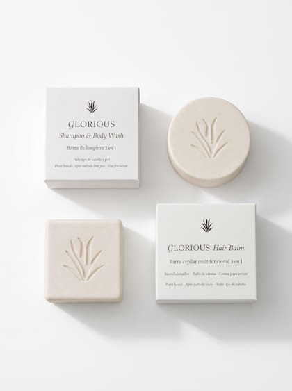 Los productos de belleza capilar también resumen la lógica de toda su obra: simplificar en vez de acumular, despojarse del exceso