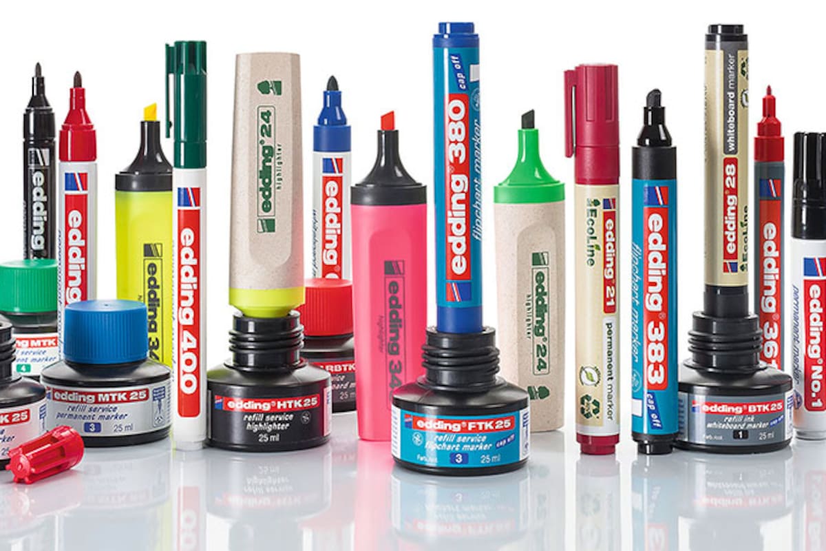Los productos de la marca Edding.