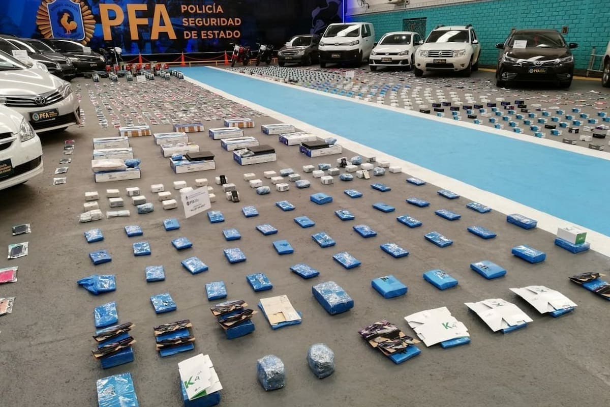 Los productos electrónicos incautados a la banda de la Triple Frontera