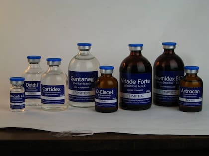 Los productos veterinarios que hacía Infec