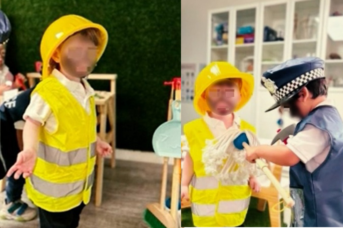 Los profesores de la escuela les pintaron la cara con pintura negra a los pequeños, una acción que disgustó a los padres de familia