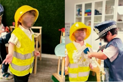 Los profesores de la escuela les pintaron la cara con pintura negra a los pequeños, una acción que disgustó a los padres de familia