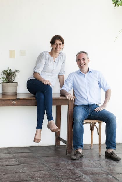 Valentina y Fabrizio Ghilardi, propietarios de Finca Valentina.