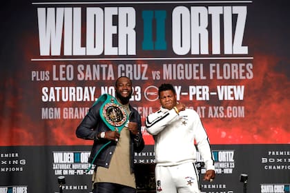 Los protagonistas de la gran pelea de este sábado: Wilder vs. Ortiz