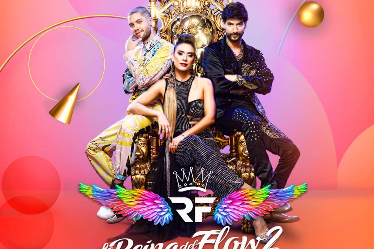 Los protagonistas de La Reina del Flow 2, Carolina Ramirez, Carlos Torres y Juan Manuel Restrepo