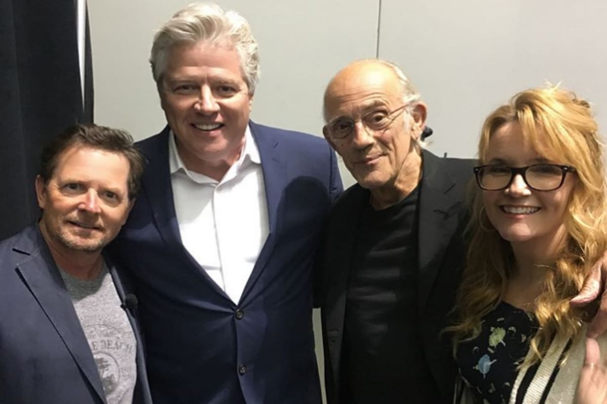 Los protagonistas de Volver al futuro se reencontraron el fin de semana.
