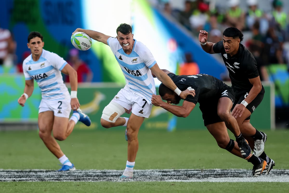 Los Pumas 7s cerraron el año con una victoria sobre Nueva Zelanda