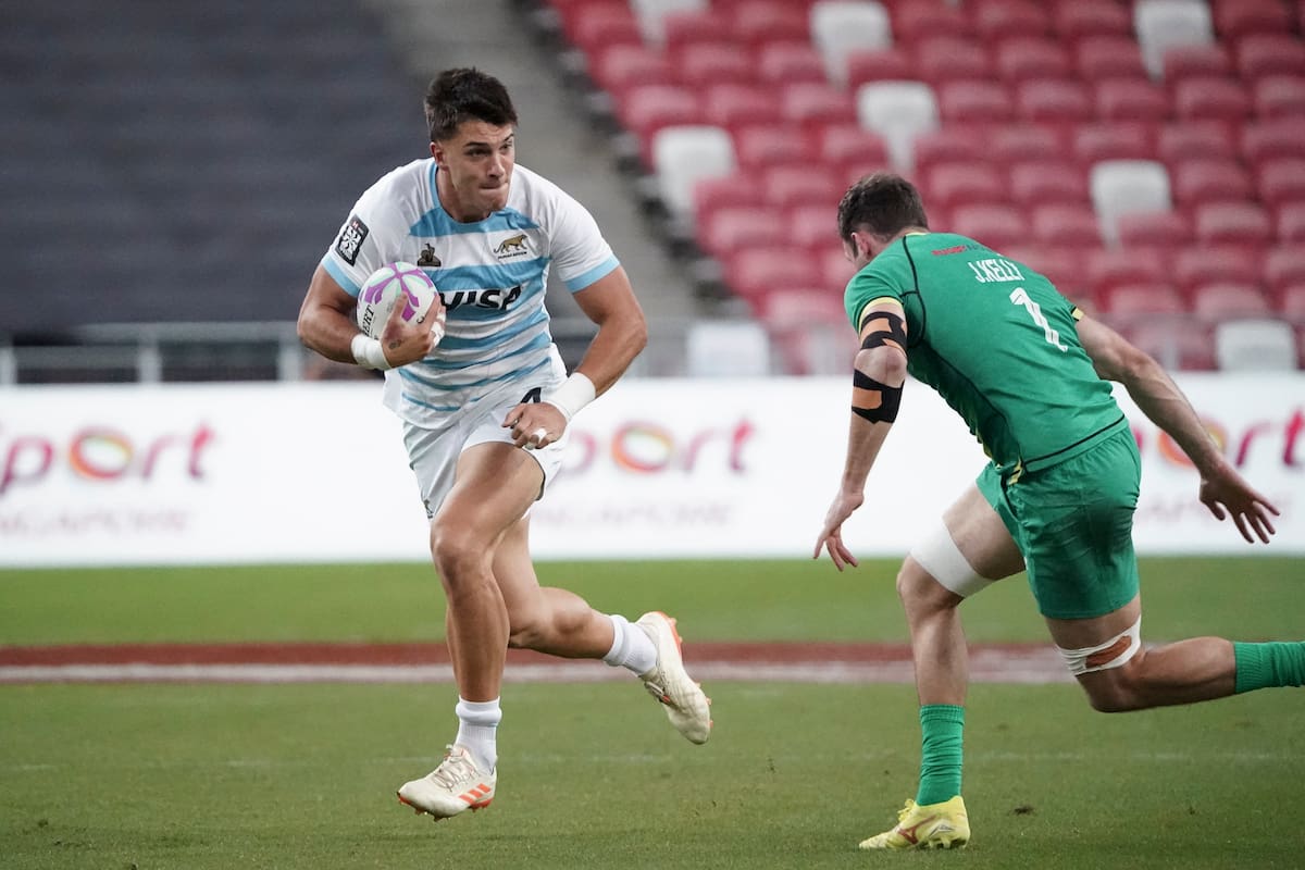 Los Pumas 7s de despidieron de la pelea por el título en Singapur, tras una actuación poco convincente frente a Irlanda