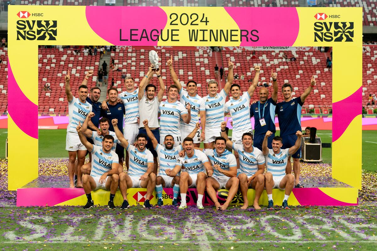 Los Pumas 7s ganaron el título de liga por primera vez en su historia en el Circuito Mundial de Seven
