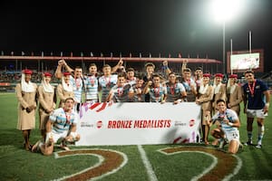 Los Pumas 7s lograron la medalla de bronce en la primera etapa del Circuito Mundial