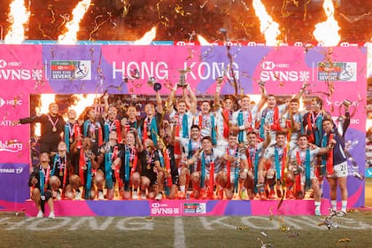 Los Pumas 7s lograron su título número 12 en el Circuito Mundial de Seven y el primero de su historia en Hong Kong