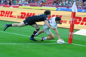 Los Pumas 7s perdieron la final del Seven de Singapur vs. Nueva Zelanda, pero siguen con chances de ser campeones