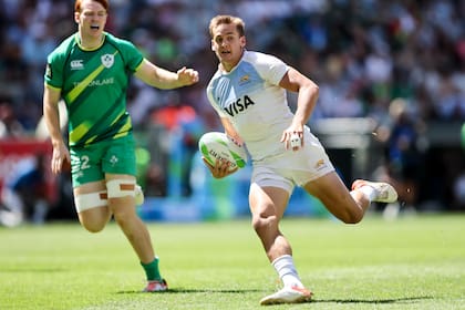 Los Pumas 7's se impusieron con autoridad: Santiago Mare abrió el marcador