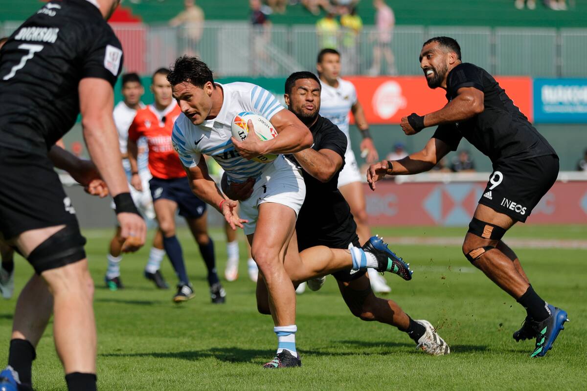 Los Pumas 7s vencieron a los All Blacks, en el Seven de Dubái