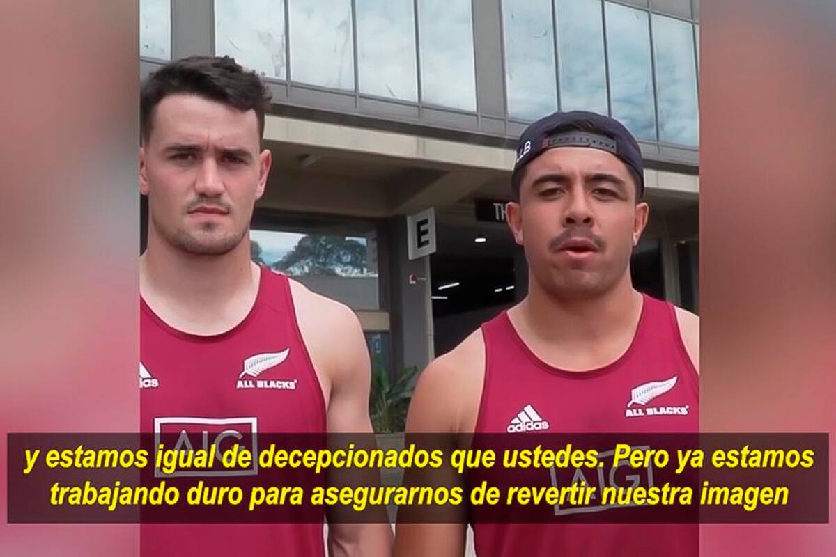 Los Pumas-All Blacks. El dolor de Will Jordan y Anton Lienert-Brown: "Estamos tan decepcionados como ustedes"