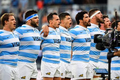 Los Pumas en 2020, antes de un partido ante All Blacks. Este domingo vuelven a enfrentarse