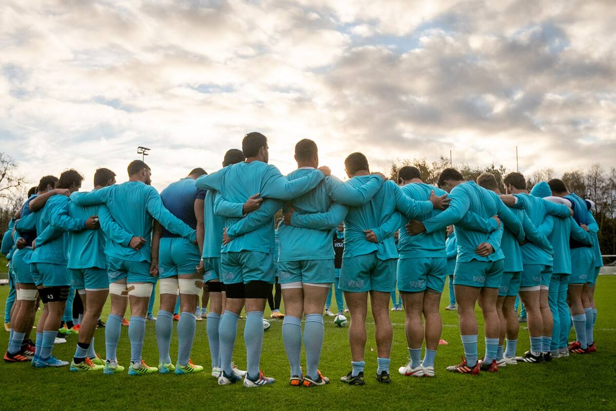 Los Pumas en Dublín, listos para el match de este domingo ante Irlanda