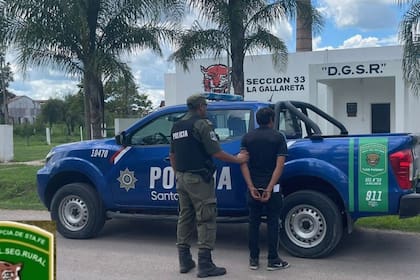 Los Pumas en un operativo que se realizó en La Gallareta