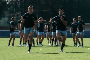 Los Pumas se preparan para enfrentar a Samoa en su búnker en La Baule
