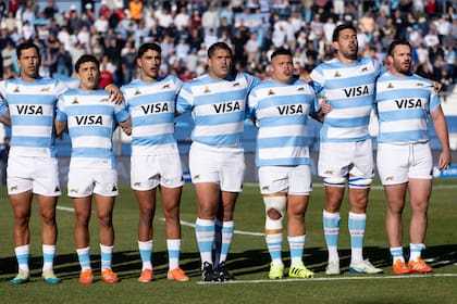 Los Pumas vs Inglaterra en el Estadio Bicentenario de San Juan, en julio de 2025.
